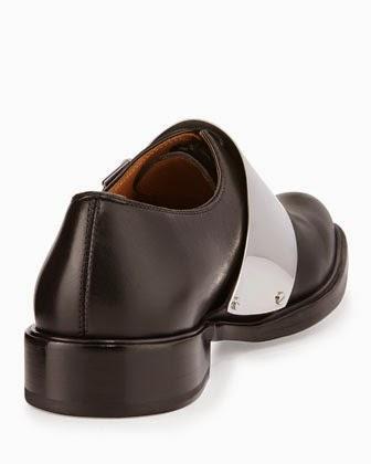 Strapped And Loaded:  Givenchy Richelieu Metal Buckle Loafer