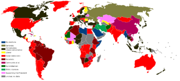 English: This map show the ideologies of the g...