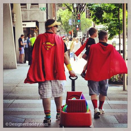 Father's Day - Gay Dads - Superhero