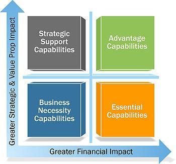 English: Capabilities value contribution to st...