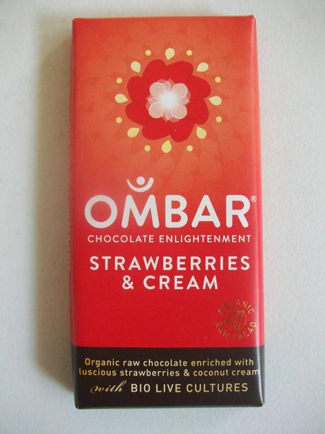 Ombar Strawberries & Cream - Raw Chocolate Bar with Bio Cultures Review