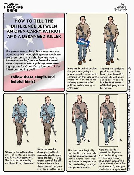 How to Tell the Difference Between an Open-Carry Patriot and a Deranged Killer