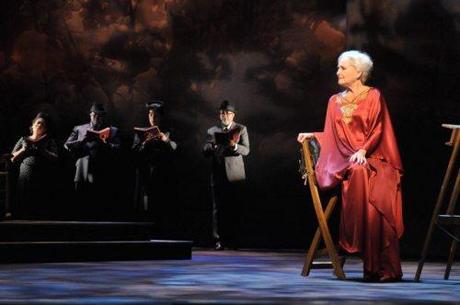 As Myrtle Bledsoe, Frederica von Stade portrays a woman who has lived ninety years.