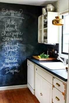 {Home Inspiration - Blackboard Wall}
