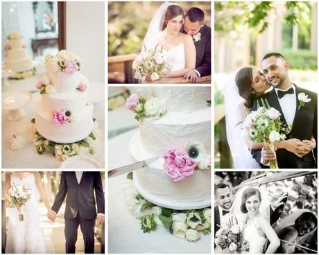 Spring wedding collage