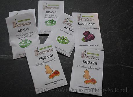 seedDigging Durham Seed Library vegetable packets 