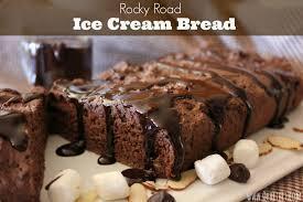Ice Cream Bread!!! Rocky Road ice cream bread