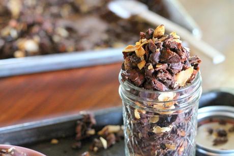 Chocolate Coconut Paleo Granola | Grain-free, Gluten-free, Vegan, Paleo, and Refined Sugar Free! from Bakerita.com