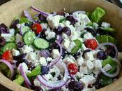Greek Salad with Homemade Lemon Dressing