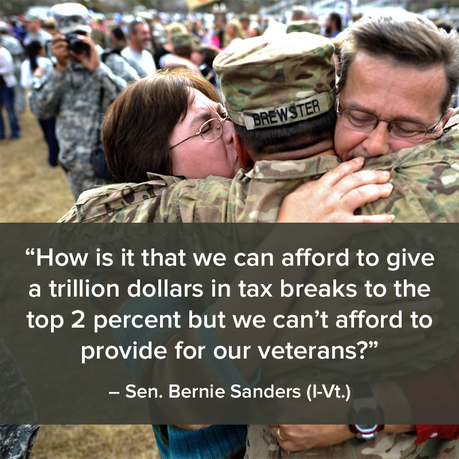 Support For Veterans Must Trump Corporate Tax Cuts