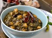 Andhra Style Greens Chickpea Curry (Chukkakura Gongura Senagala Kura)