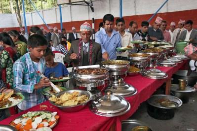 wedding buffet