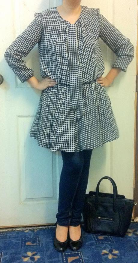 OOTD: Navy Blue Plaid