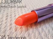 Colorbar Creme Touch Lipstick Tangerino Review, Swatch, FOTD