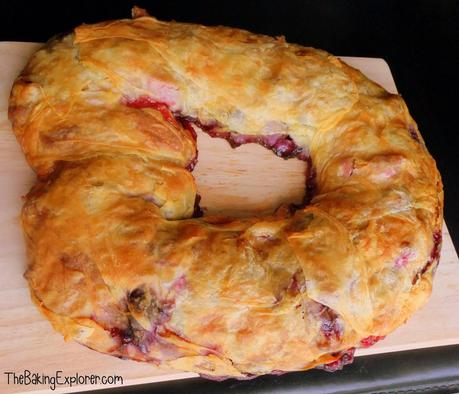 Fruit Strudel with Homemade Filo Pastry