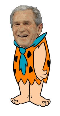 George Bush Fred Flintstone