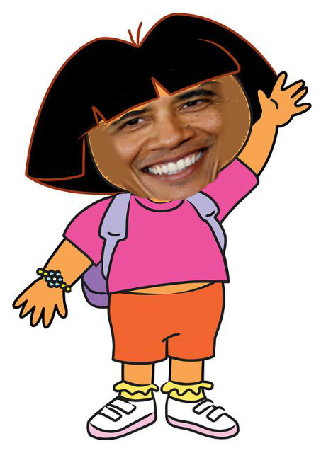 Barack Obama Dora the Explorer