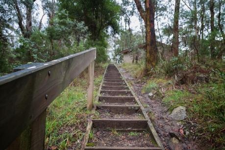 stairs obriens crossing lerderderg state park