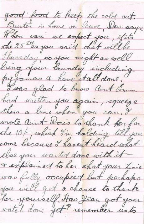 letter Olive 22 Jan 1945 page 2