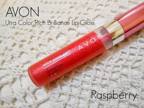 Avon Ultra Color Rich Brilliance Lip Gloss Raspberry : Review, Swatch, FOTD