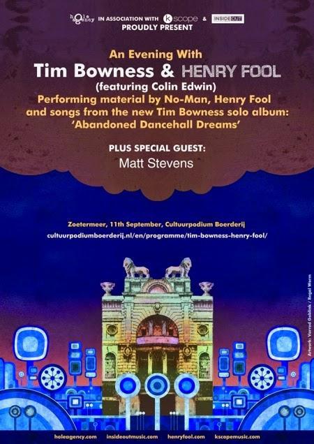 Matt Stevens: supporting Tim Bowness & Henry Fool