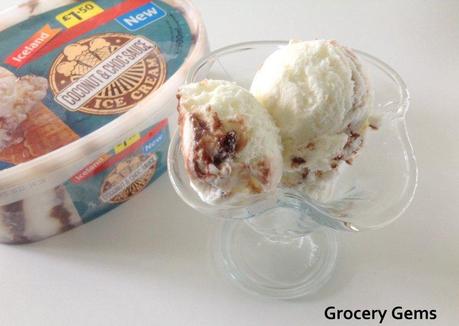New Iceland Coconut & Choc Sauce Ice Cream
