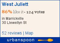 West Juliett on Urbanspoon