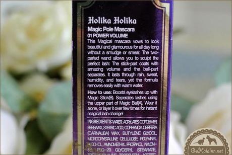 Holika Holika Magic Pole Mascara #01 Power Volume Review