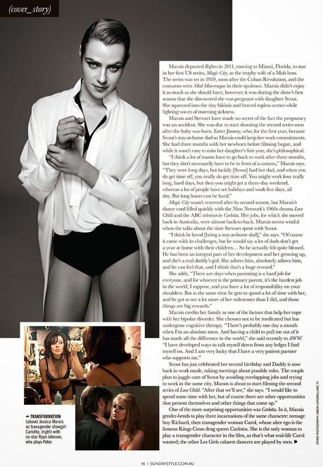 Jessica Marais by Jez Smith for Sunday Style Magazine, June, 2014