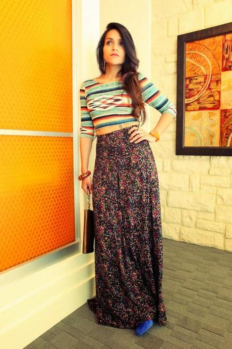 Crop Top, Palazzo Pants, Summer Dressing, Tanvii.com