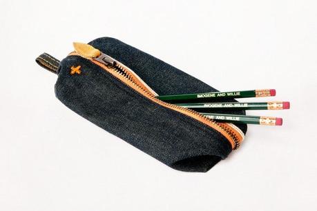 I+W Selvedge Denim Pencil Case
