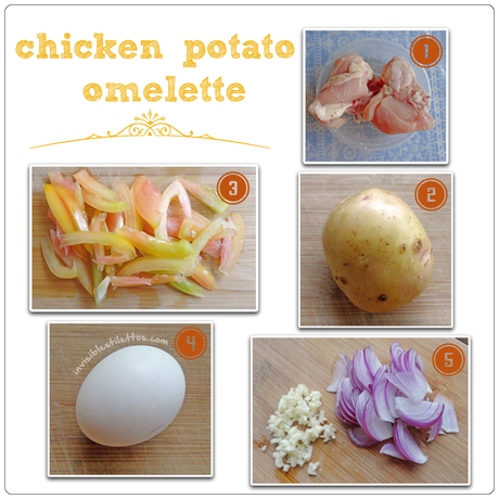 Chicken Potato Omelette
