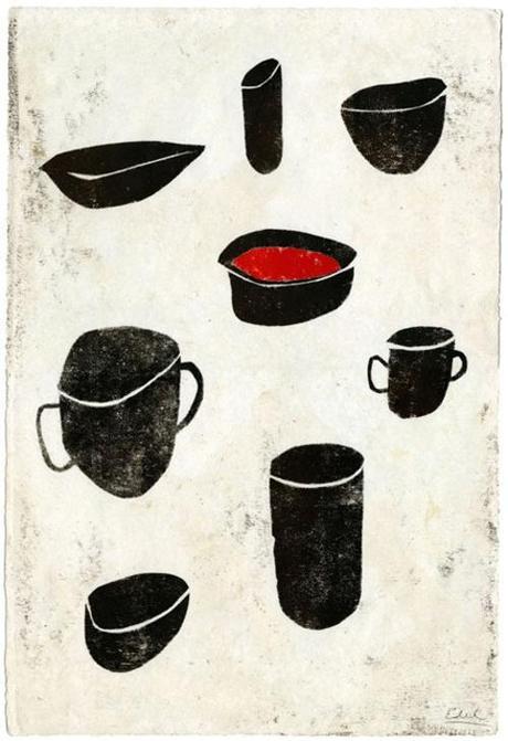 black-tableware