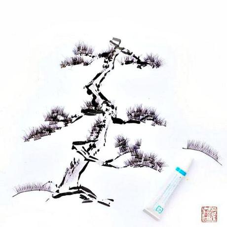 Eye lashes and liner