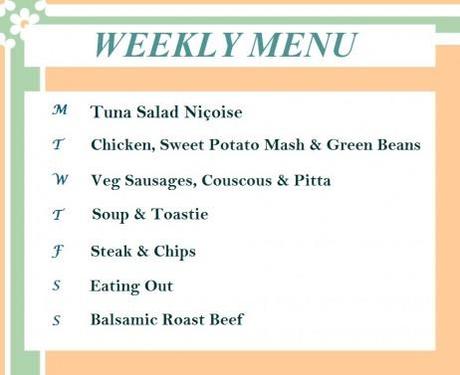 WEEKLY MENU 160614
