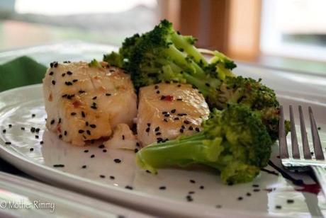 Cod and Broccoli with Miso Sauce