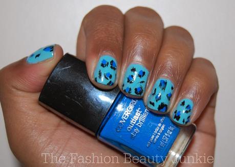 Mani Time: Blue Leopard