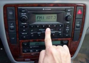 radio playing