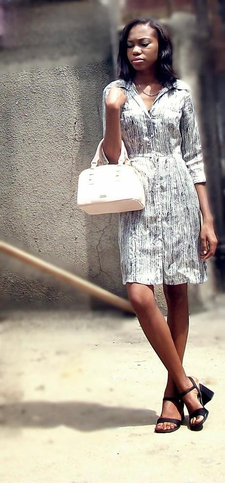 Shirt Dress ::: City Sandals