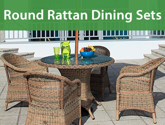 Round Rattan Dining Sets