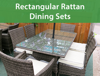 Rectangular Rattan Dining Sets