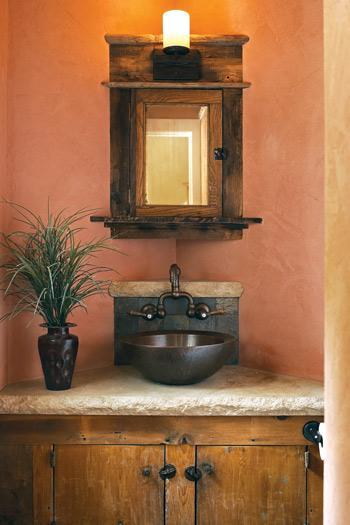 Adding Character to Your Powder Room or Guest Bathroom - Mirrors and Vessel Sinks