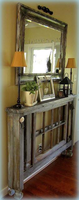 Home Decor Ideas: What You Can do with Old Window Panes.