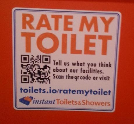 Toilet talk : Porta loo point scoring