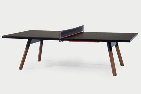 Desk and Ping Pong Table All in One