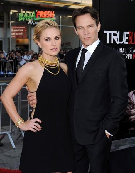 Anna Paquin and Stephen Moyer True Blood Season 7 Premiere Axelle Bauer Griffin