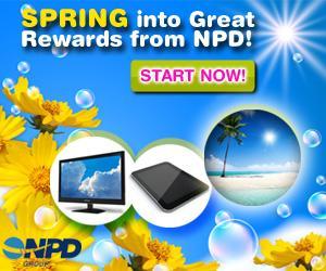 Image: Sign up for NPD Online Research and fill out surveys to receive cash and prizes