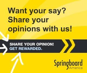 Image: Springboard America gives Americans like you the opportunity to speak up on what affects their daily lives - from products to politics