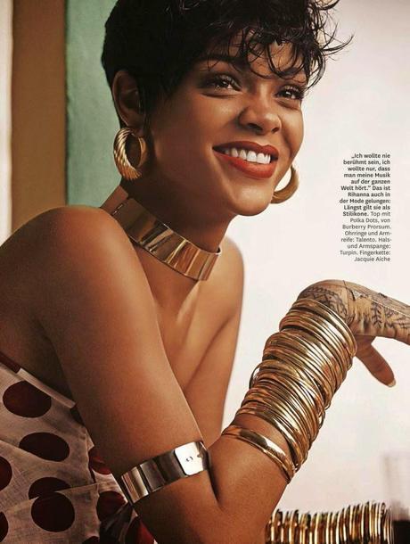 Rihanna For Glamour Magazine, Germany, July 2014
