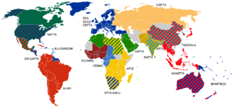 English: Free trade areas are a difficult subj...
